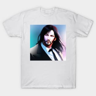 AI Pop Art John Wick T-Shirt